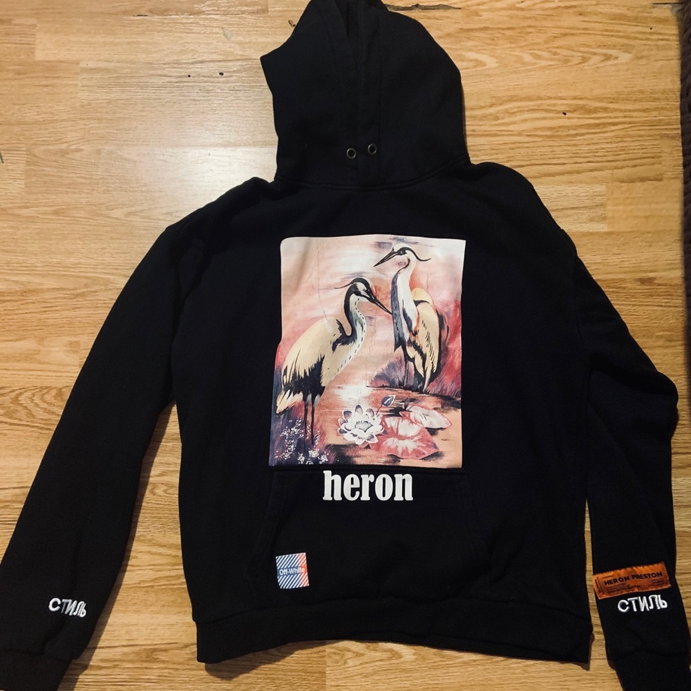 Heron Preston Hoodie, Authentic, Off-White